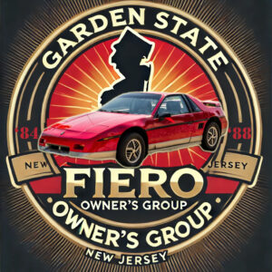 Garden State Fiero 3" Square Sticker