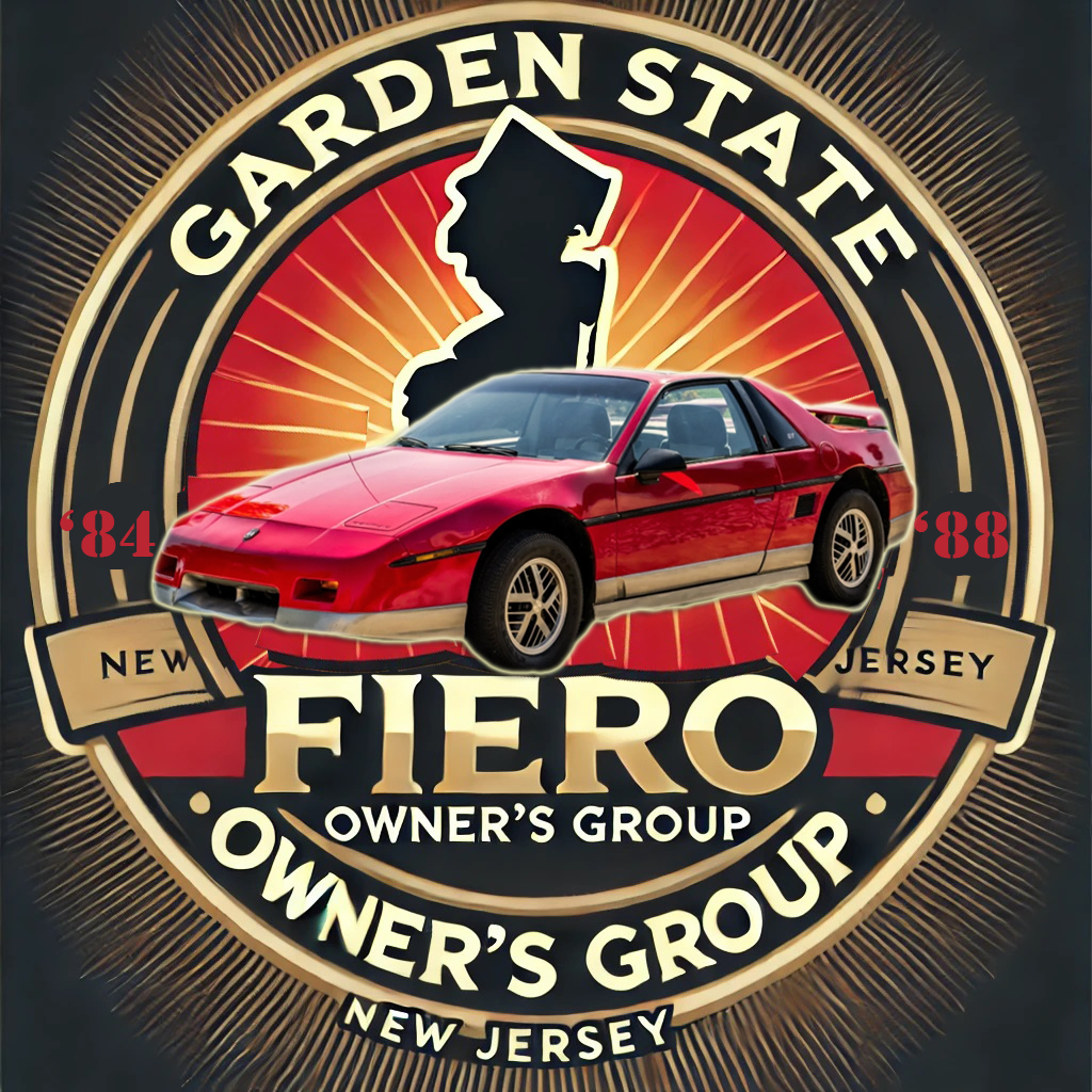 Garden State Fiero 3" Square Sticker